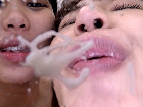 主観見せ付け淫語レズ バーチャル唾液マン汁塗り付け　サンプル画像03